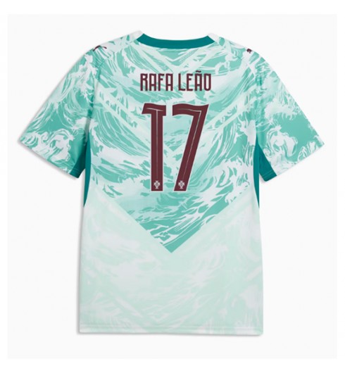 Portugali Rafael Leao #17 Vieraspaita MM-kisat 2026 Lyhythihainen Portugali Rafael Leao #17 Vieraspaita MM-kisat 2026 Lyhythihainen